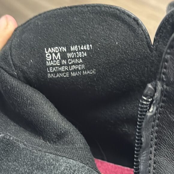 Munro Black Leather Ankle Boots Size 9 🌺 - Picture 6 of 7